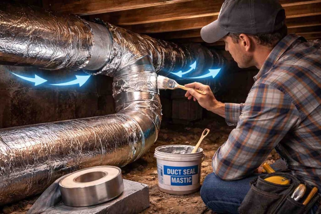 HVAC Duct Sealing and Insulation