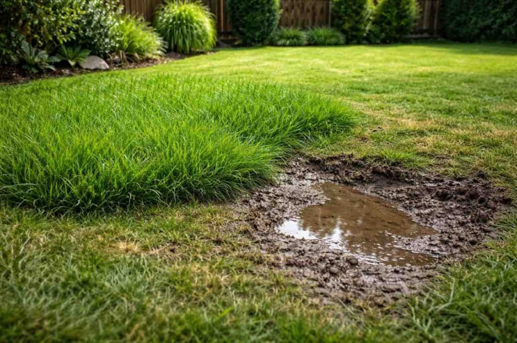 Lush Patches in the Yard