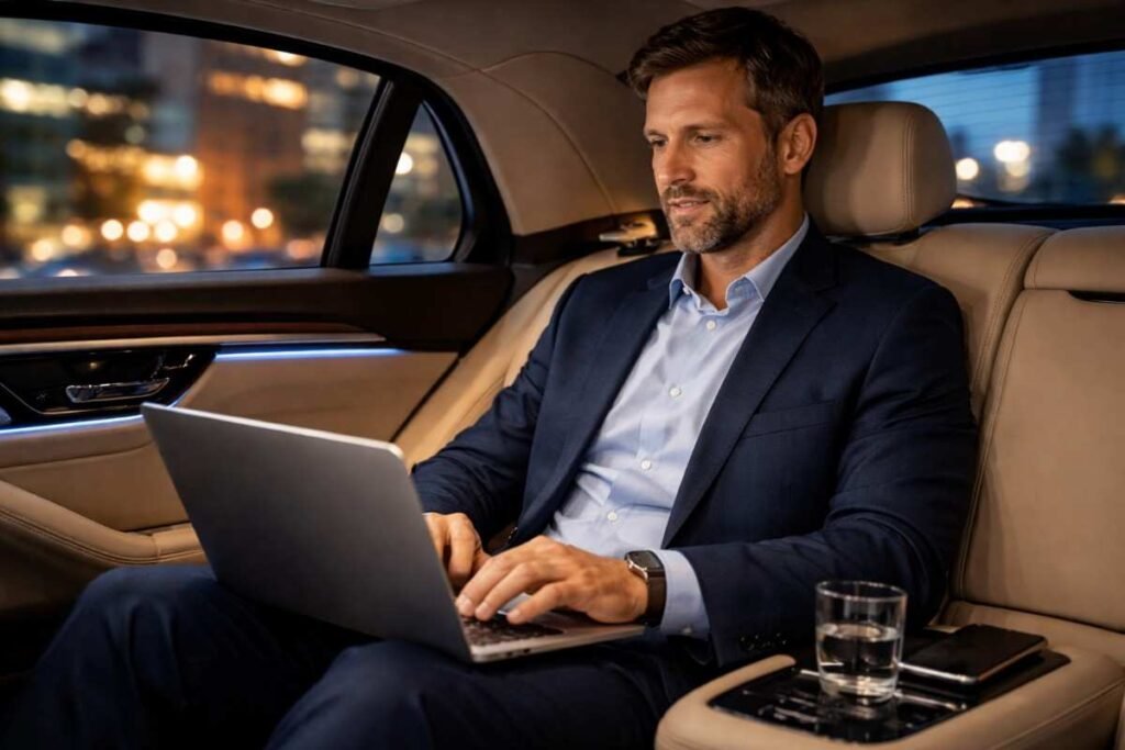 Executive Travel Protocols Real-Time Flight Tracking and Multi-Stop Hourly Services