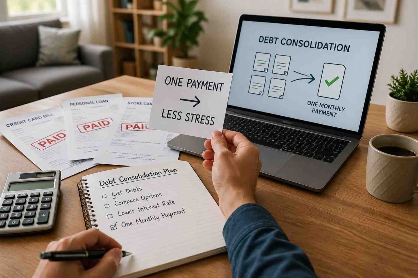 How to Pay Off Several Bills into a Single Manageable Payment