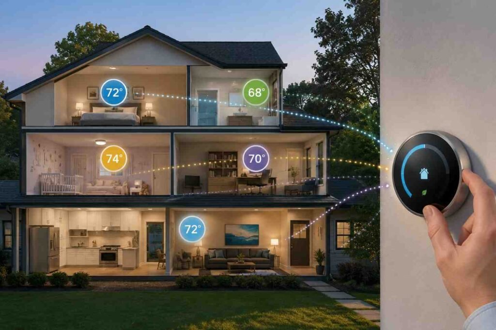 Smart Climate Zoning and Thermostats