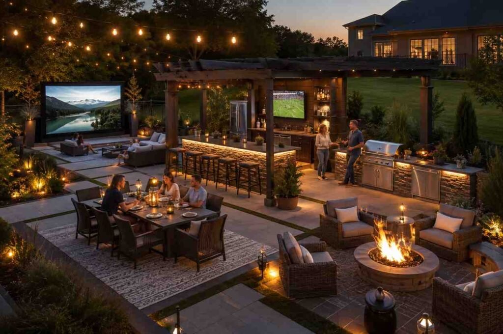 Designing the Ultimate Outdoor Entertainment Area for Every Occasion
