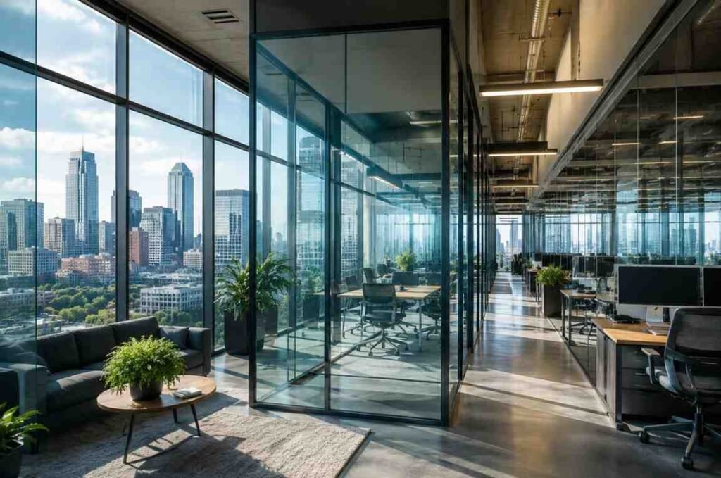 High-Performance Glass Arrays and Spatial Connectivity