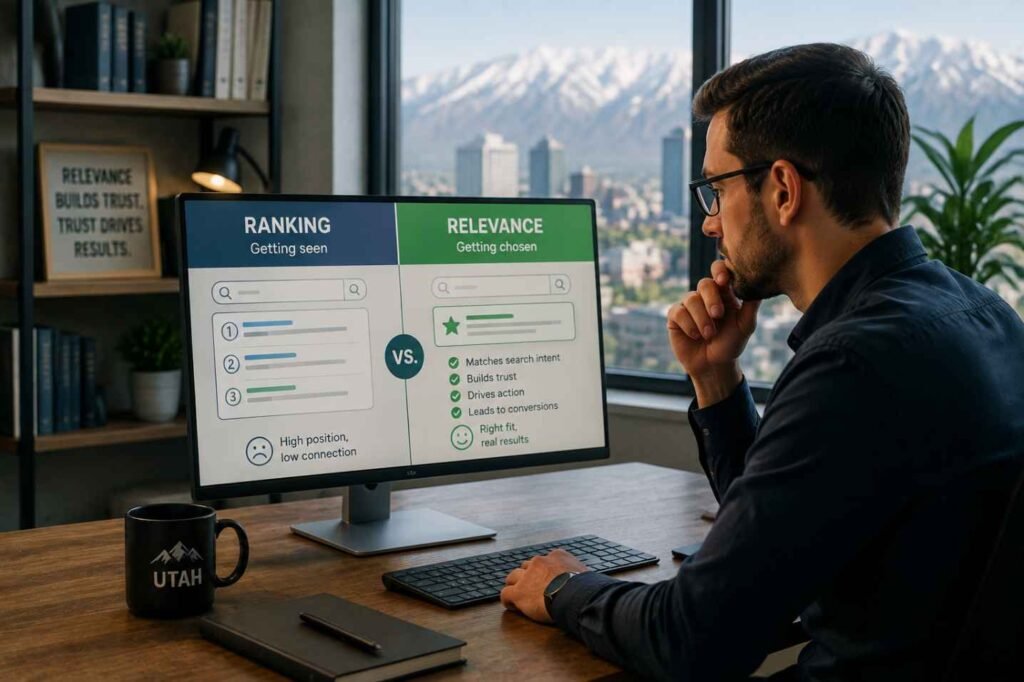 The Difference Between Ranking and Relevance